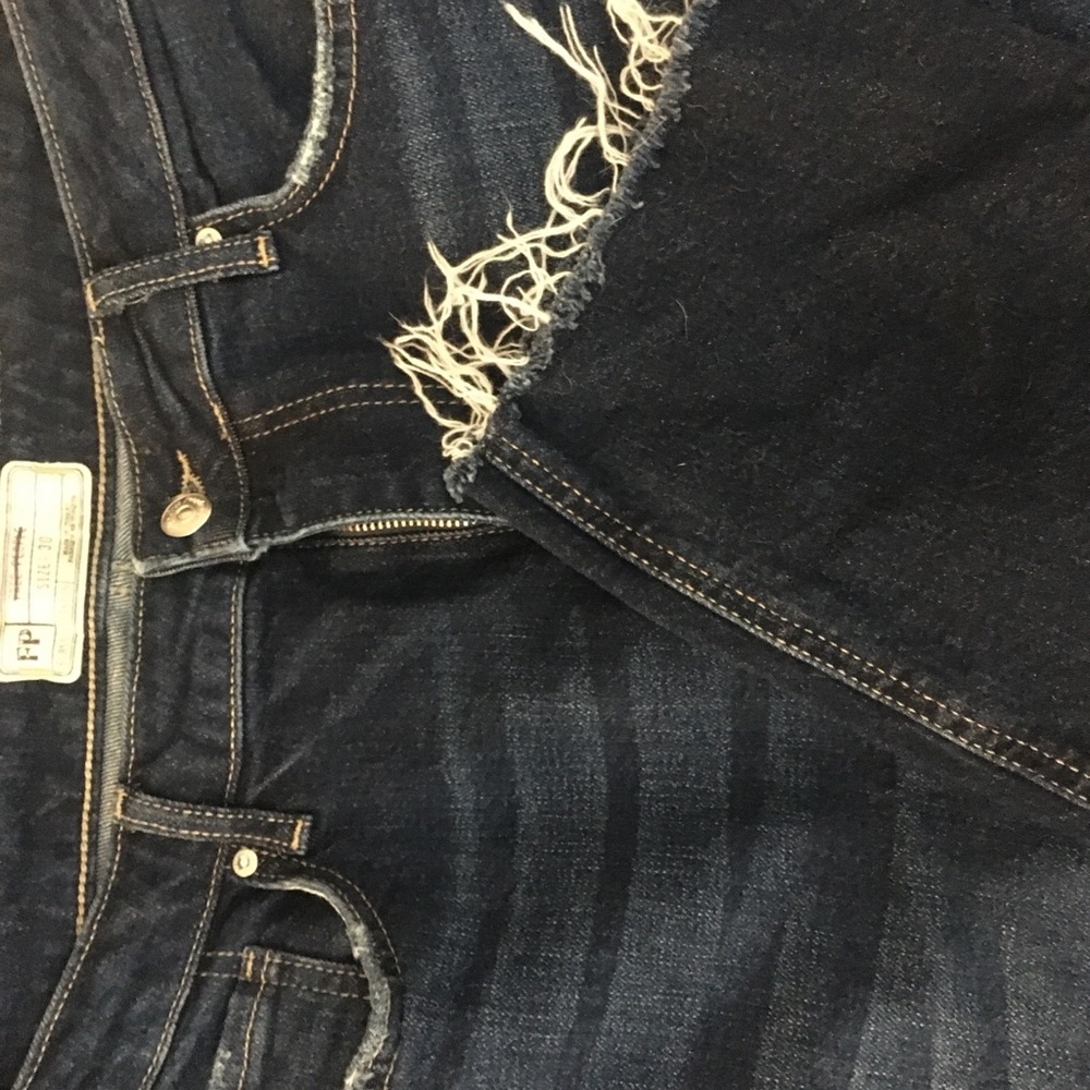 Free People cropped mom jeans